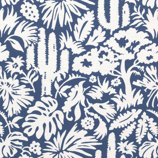 Botanica Navy W74622 by Thibaut Fabric Thibaut Fabric Botanica Navy W74622Fabric Festival 100% Polyester (UV) UNITED STATES </p><p>Repeat: V: 26 54 - Fabric Carolina -