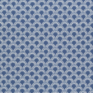 Maisie Royal Blue W74640 by Thibaut Fabric