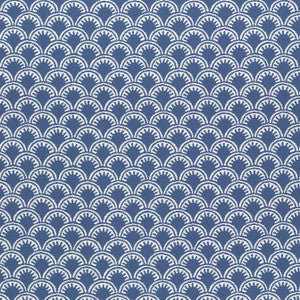 Maisie Royal Blue W74640 by Thibaut Fabric