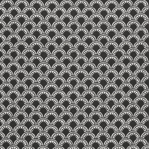 Maisie Black W74646 by Thibaut Fabric