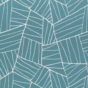Jordan Teal W74663 by Thibaut Fabric