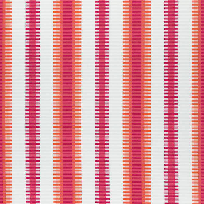 Samba Stripe Magenta and Coral W74666 by Thibaut Fabric Thibaut Fabric Samba Stripe Magenta and Coral W74666Fabric Festival 100% Polyester (UV) UNITED STATES </p><p>Repeat: V: - 54 - Fabric Carolina -