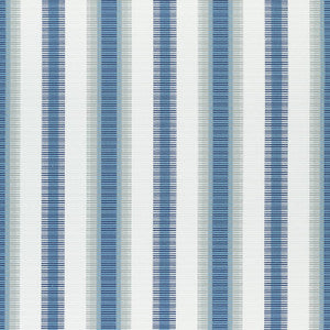 Samba Stripe Navy and Nickel W74668 by Thibaut Fabric
