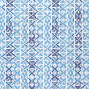 Jinx Sky and Royal Blue W74677 by Thibaut Fabric