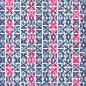 Jinx Navy and Magenta W74680 by Thibaut Fabric
