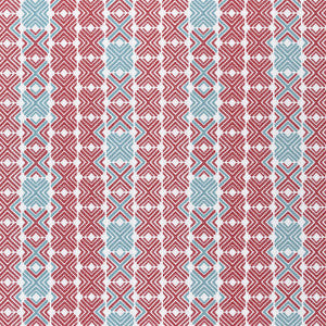 Jinx Pool and Cranberry W74681 by Thibaut Fabric