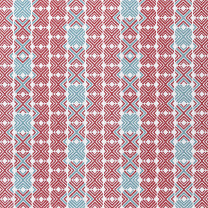 Jinx Pool and Cranberry W74681 by Thibaut Fabric