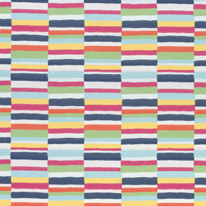 Carnivale Navy and Magenta W74687 by Thibaut Fabric