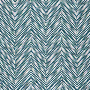 Monti Chevron Indigo W77136 by Thibaut Fabric