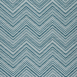 Monti Chevron Indigo W77136 By Thibaut Fabric