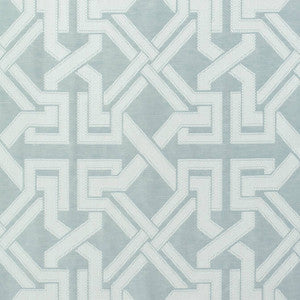 Benedetto Aqua W772580 by Thibaut Fabric