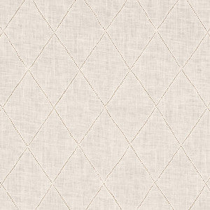 Claremont Trellis Ivory W772588 by Thibaut Fabric