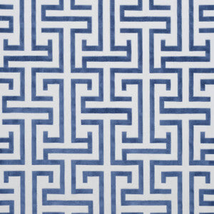 Ming Trail Navy W775471 by Thibaut Fabric