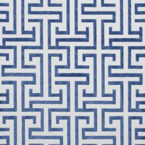 Ming Trail Navy W775471 by Thibaut Fabric