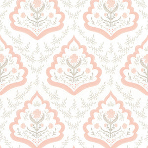 W7842 Floral Paisley 3 Blossom by Aoc Wallcovering