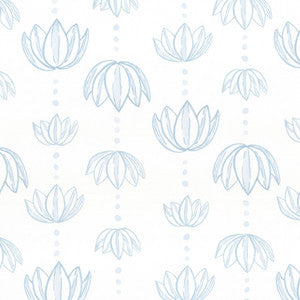 W7843 Tulips 2 Moonstone by Aoc Wallcovering