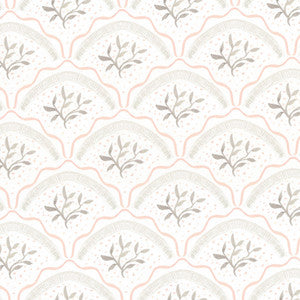 W7845 Vine Scallop 1 Blossom by Aoc Wallcovering