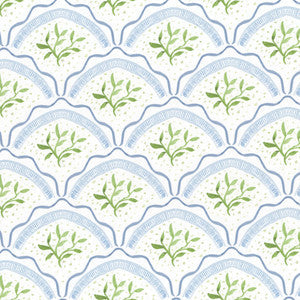 W7845 Vine Scallop 2 Spring by Aoc Wallcovering