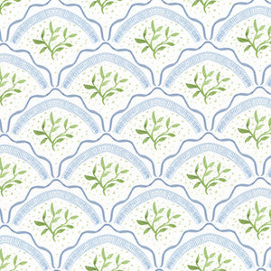 W7845 Vine Scallop 2 Spring by Aoc Wallcovering