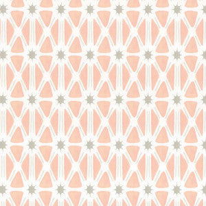 W7847 Triangle Stars 1 Blossom by Aoc Wallcovering