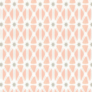 W7847 Triangle Stars 1 Blossom by Aoc Wallcovering