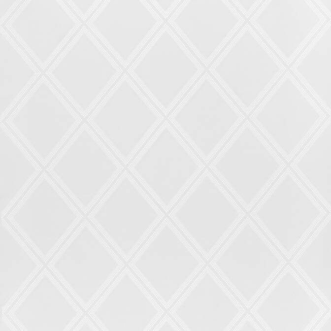 Diamond Head Embroidery White W785013 by Thibaut Fabric Thibaut Fabric Diamond Head Embroidery White W785013Fabric Greenwood Fabric Book 50% Linen, 41% Cotton, 9% Rayo INDIA </p><p>Repeat: V: 15 52 - Fabric Carolina -