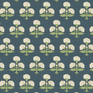 W7857 Hydrangea 2 Peacock by Bassett Mcnab Wallpaper