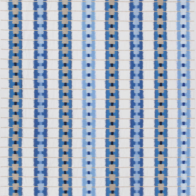 Sri Lanka Embroidery Blue W788711 by Thibaut Fabric Thibaut Fabric Sri Lanka Embroidery Blue W788711Fabric Trade Routes Fabric Book 60%Cot40%Lin EMB:Ray INDIA </p><p>Repeat: V: 15.25 50 - Fabric Carolina -