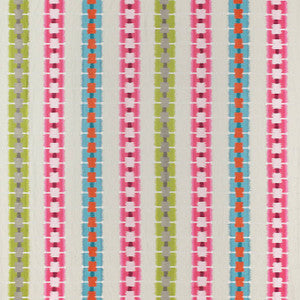 Sri Lanka Embroidery Pink W788713 by Thibaut Fabric