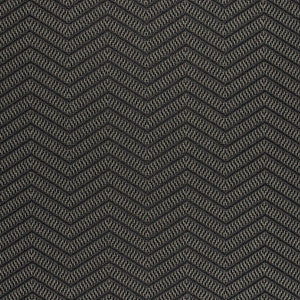 Matari Chevron Black W80638 by Thibaut Fabric