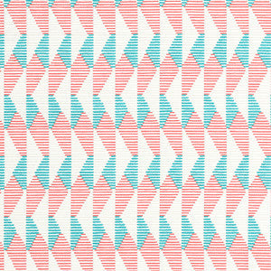 Harper Capri and Coral W81600 by Thibaut Fabric