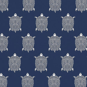 Turtle Bay Navy W81629 by Thibaut Fabric