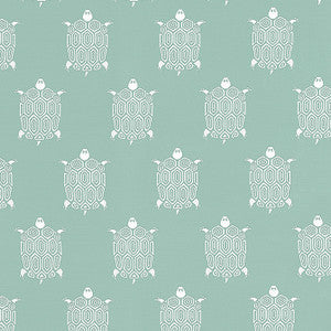 Turtle Bay Jade W81631 by Thibaut Fabric