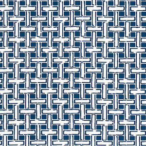 Panama Matelasse Navy W81643 by Thibaut Fabric