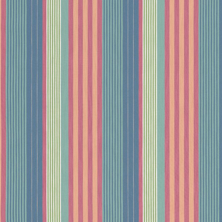 Thibaut Fabric Esprit Stripe Cornflower and Peony W81700  Fabric U.S.A </p><p>Repeat: H: 14 in (35.56 cm), V: 0 (0.00 cm) 54 in  (137.16 cm) - My Fabric Connection -
