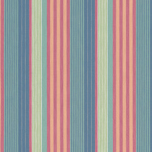 Thibaut Fabric Esprit Stripe Cornflower and Peony W81700 