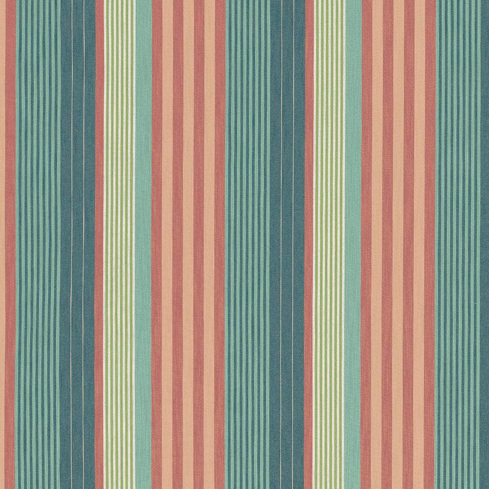 Thibaut Fabric Esprit Stripe Pine and Mimosa W81702  Fabric U.S.A </p><p>Repeat: H: 14 in (35.56 cm), V: 0 (0.00 cm) 54 in  (137.16 cm) - My Fabric Connection -