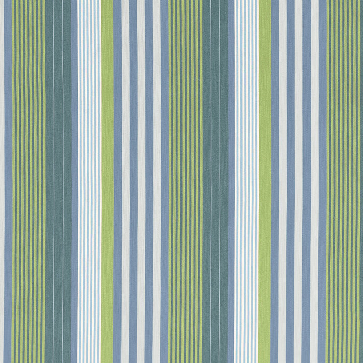 Thibaut Fabric Esprit Stripe Bermuda and Kiwi W81703  Fabric U.S.A </p><p>Repeat: H: 14 in (35.56 cm), V: 0 (0.00 cm) 54 in  (137.16 cm) - My Fabric Connection -