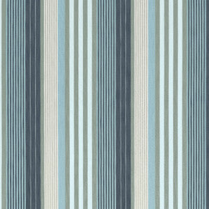 Esprit Stripe Navy and Sky W81704 By Thibaut Fabric