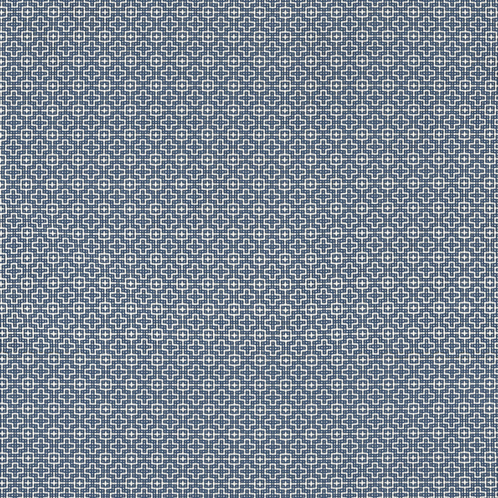 Thibaut Fabric Bistro Navy W81732  Fabric U.S.A </p><p>Repeat: H: 1.62 in (4.11 cm), V: 1.62 (4.11 cm) 53.5 in  (135.89 cm) - My Fabric Connection -