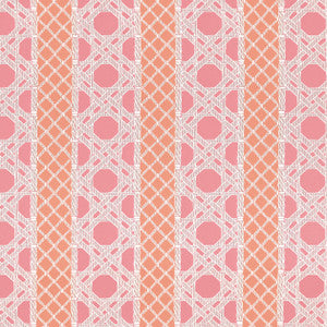Thibaut Fabric Trelliage Peony and Coral W81771 
