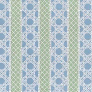 Thibaut Fabric Trelliage Cornflower and Clover W81774 