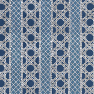 Thibaut Fabric Trelliage Navy and Cadet W81775 