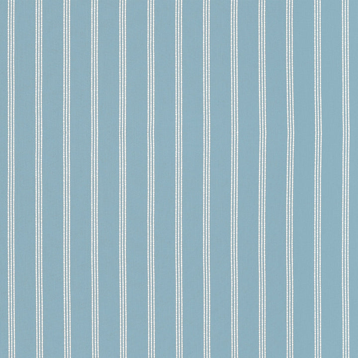Thibaut Fabric Seaside Stripe Sky W81786  Fabric U.S.A </p><p>Repeat: H: 2.5 in (6.35 cm), V: 0 (0.00 cm) 54 in  (137.16 cm) - My Fabric Connection -