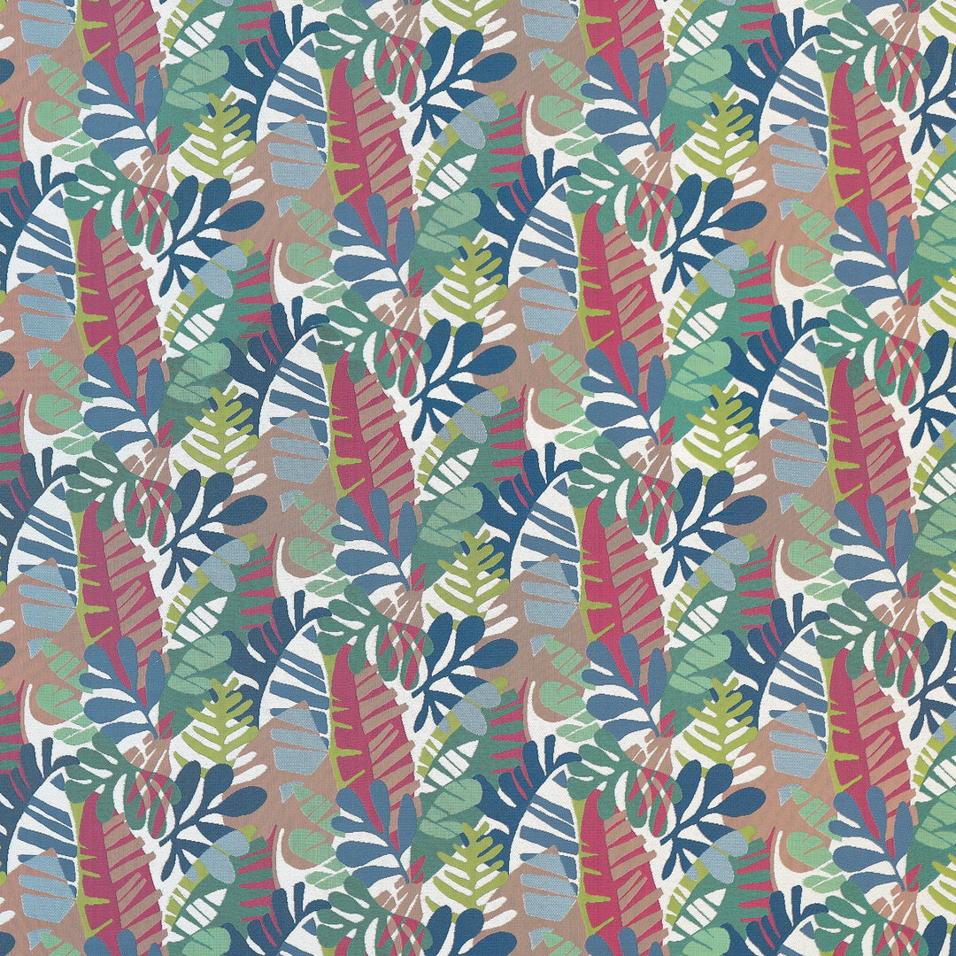 IPANEMA - Cornflower and Peony by Thibaut Fabric