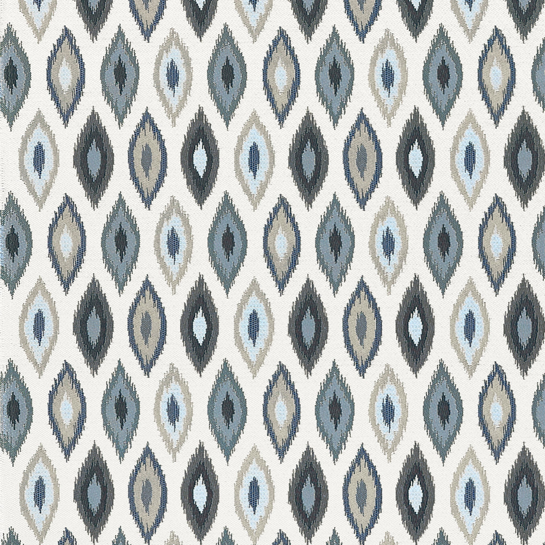 BELIZA - Navy and Sky by Thibaut Fabric