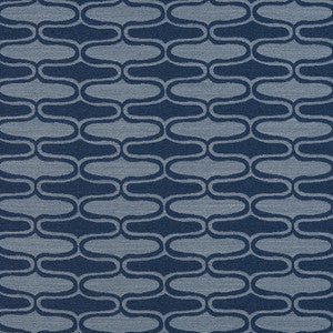 Saraband Marine W8528 By Thibaut Fabric