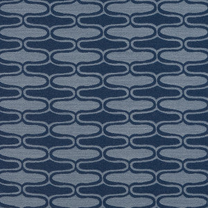 Saraband Marine W8528 by Thibaut Fabric