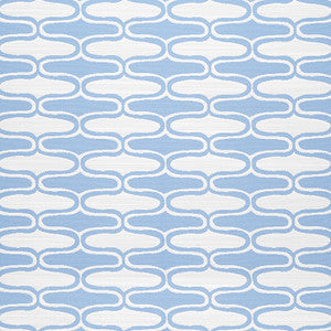 Saraband Sky W8534 by Thibaut Fabric