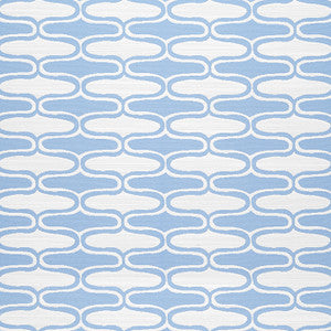 Saraband Sky W8534 by Thibaut Fabric